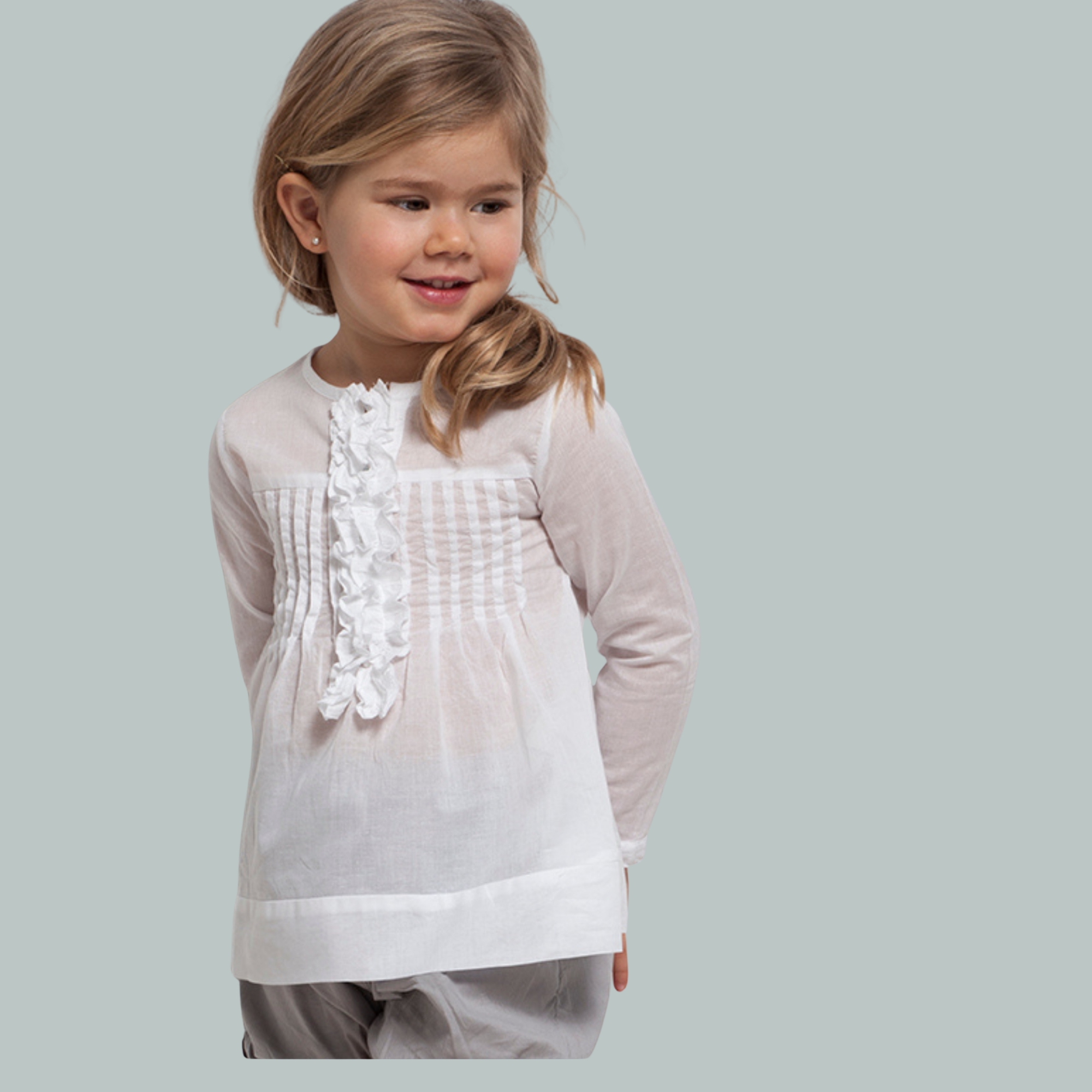 sainteclaire.es NIÑA blusa chorreras
